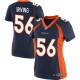 Women Nike Denver Broncos &56 Nate Irving Elite Navy Blue Alternate NFL Jersey