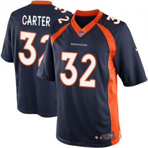 Jeunesse Nike Denver Broncos # 32 Tony Carter élite Navy bleu alternent NFL Maillot Magasin