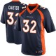 Youth Nike Denver Broncos &32 Tony Carter Elite Navy Blue Alternate NFL Jersey
