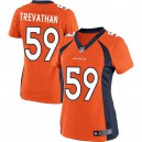 Women Nike Denver Broncos &59 Danny Trevathan Elite Orange Team Color NFL Jersey