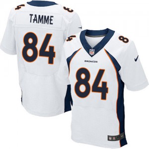 Hommes Nike Denver Broncos # 84 Jacob Tamme Élite blanc NFL Maillot Magasin