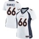 Women Nike Denver Broncos &66 Manny Ramirez Elite White NFL Jersey