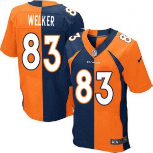 Hommes Nike Denver Broncos # 83 Wes Welker Élite Team/remplaçant deux tonnes NFL Maillot Magasin