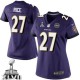 Women Nike Baltimore Ravens &27 Ray Rice Elite Purple Team Color Super Bowl XLVII NFL Jersey