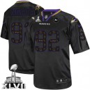 Men Nike Baltimore Ravens &92 Haloti Ngata Elite New Lights Out Black Super Bowl XLVII NFL Jersey