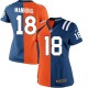 Women Nike Denver Broncos &18 Peyton Manning Elite Broncos/Colts Two Tone NFL Jersey