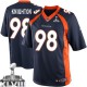 Youth Nike Denver Broncos &98 Terrance Knighton Elite Navy Blue Alternate Super Bowl XLVIII NFL Jersey