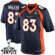 Youth Nike Denver Broncos &83 Wes Welker Elite Navy Blue Alternate Super Bowl XLVIII NFL Jersey