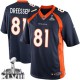 Youth Nike Denver Broncos &81 Joel Dreessen Elite Navy Blue Alternate Super Bowl XLVIII NFL Jersey
