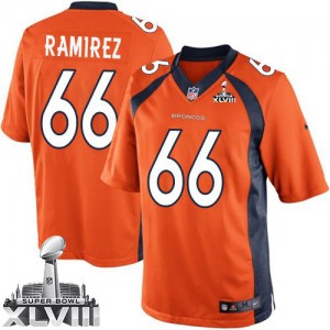 Couleur Super Bowl XLVIII NFL maillot de l'équipe jeunesse Nike Denver Broncos # 66 Manny Ramirez Élite Orange Couleur Super Bowl XLVIII NFL maillot de l'équipe jeunesse Nike Denver Broncos # 66 Manny Ramirez Élite Orange