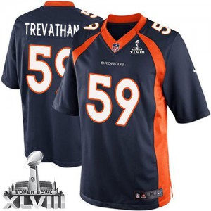 Jeunesse Nike Denver Broncos # 59 Danny Trevathan Élite Navy bleu alternent Superbowl XLVIII NFL Maillot Magasin Jeunesse Nike Denver Broncos # 59 Danny Trevathan Élite Navy bleu alternent Superbowl XLVIII NFL Maillot Magasin