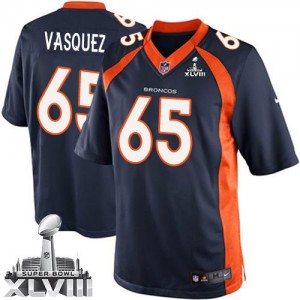 Jeunesse Nike Denver Broncos # 65 Louis Vasquez Élite Navy bleu alternent Superbowl XLVIII NFL Maillot Magasin Jeunesse Nike Denver Broncos # 65 Louis Vasquez Élite Navy bleu alternent Superbowl XLVIII NFL Maillot Magasin
