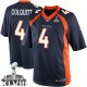 Youth Nike Denver Broncos &4 Britton Colquitt Elite Navy Blue Alternate Super Bowl XLVIII NFL Jersey