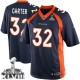 Youth Nike Denver Broncos &32 Tony Carter Elite Navy Blue Alternate Super Bowl XLVIII NFL Jersey