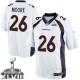 Youth Nike Denver Broncos &26 Rahim Moore Elite White Super Bowl XLVIII NFL Jersey