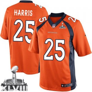 Couleur Super Bowl XLVIII NFL maillot de l'équipe jeunesse Nike Denver Broncos # 25 Chris Harris Élite Orange Couleur Super Bowl XLVIII NFL maillot de l'équipe jeunesse Nike Denver Broncos # 25 Chris Harris Élite Orange