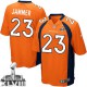 Youth Nike Denver Broncos &23 Quentin Jammer Elite Orange Team Color Super Bowl XLVIII NFL Jersey