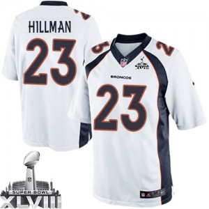 Jeunesse Nike Denver Broncos # 23 Ronnie Hillman Élite blanc Super Bowl XLVIII NFL Maillot Magasin Jeunesse Nike Denver Broncos # 23 Ronnie Hillman Élite blanc Super Bowl XLVIII NFL Maillot Magasin