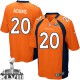 Youth Nike Denver Broncos &20 Mike Adams Elite Orange Team Color Super Bowl XLVIII NFL Jersey