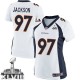Women Nike Denver Broncos &97 Malik Jackson Elite White Super Bowl XLVIII NFL Jersey
