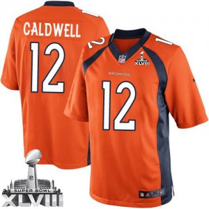 Jeunesse Nike Denver Broncos # 12 Andre Caldwell équipe élite d'Orange couleur Super Bowl XLVIII NFL Maillot Magasin Jeunesse Nike Denver Broncos # 12 Andre Caldwell équipe élite d'Orange couleur Super Bowl XLVIII NFL Maillot Magasin