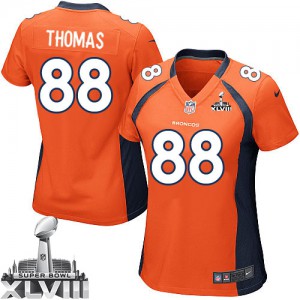 Femmes Nike Denver Broncos # 88 Demaryius Thomas équipe élite d'Orange couleur Super Bowl XLVIII NFL Maillot Magasin Femmes Nike Denver Broncos # 88 Demaryius Thomas équipe élite d'Orange couleur Super Bowl XLVIII NFL Maillot Magasin