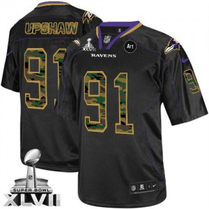 Hommes Nike Baltimore Ravens # 91 Courtney Upshaw Élite Camo noir mode Super Bowl XLVII NFL Maillot Magasin Hommes Nike Baltimore Ravens # 91 Courtney Upshaw Élite Camo noir mode Super Bowl XLVII NFL Maillot Magasin