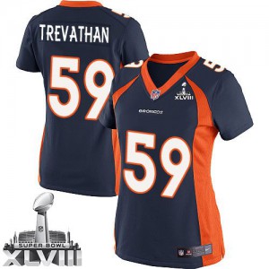 Femmes Nike Denver Broncos # 59 Danny Trevathan Élite Navy bleu alternent Superbowl XLVIII NFL Maillot Magasin Femmes Nike Denver Broncos # 59 Danny Trevathan Élite Navy bleu alternent Superbowl XLVIII NFL Maillot Magasin