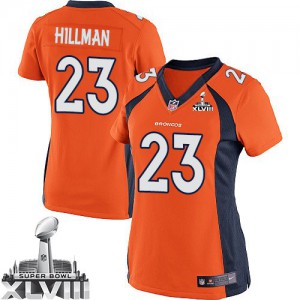Femmes Nike Denver Broncos # 23 Ronnie Hillman équipe élite d'Orange couleur Super Bowl XLVIII NFL Maillot Magasin Femmes Nike Denver Broncos # 23 Ronnie Hillman équipe élite d'Orange couleur Super Bowl XLVIII NFL Maillot Magasin