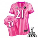 Women Nike Baltimore Ravens &21 Lardarius Webb Elite Pink New Women Be Luv'd Super Bowl XLVII NFL Jersey