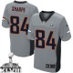 Men Nike Denver Broncos &84 Shannon Sharpe Elite Grey Shadow Super Bowl XLVIII NFL Jersey