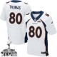 Men Nike Denver Broncos &80 Julius Thomas Elite White Super Bowl XLVIII NFL Jersey