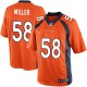 Youth Nike Denver Broncos &58 Von Miller Elite Orange Team Color NFL Jersey
