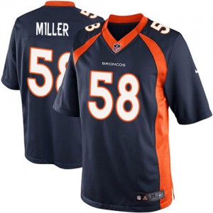 Jeunesse Nike Denver Broncos # 58 Von Miller : le bleu marine élite remplaçant NFL Maillot Magasin Jeunesse Nike Denver Broncos # 58 Von Miller : le bleu marine élite remplaçant NFL Maillot Magasin