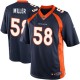 Youth Nike Denver Broncos &58 Von Miller Elite Navy Blue Alternate NFL Jersey
