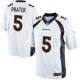 Youth Nike Denver Broncos &5 Matt Prater Elite White NFL Jersey