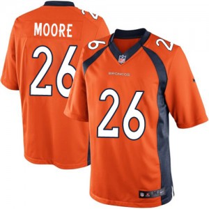 Jeunesse Nike Denver Broncos # 26 Rahim Moore élite Orange équipe NFL Maillot Magasin de couleur