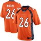 Youth Nike Denver Broncos &26 Rahim Moore Elite Orange Team Color NFL Jersey