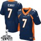 Men Nike Denver Broncos &7 John Elway Elite Navy Blue Alternate Super Bowl XLVIII NFL Jersey