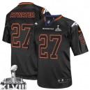 Men Nike Denver Broncos &27 Steve Atwater Elite Lights Out Black Super Bowl XLVIII NFL Jersey