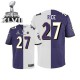 Men Nike Baltimore Ravens &27 Ray Rice Elite Team/Road Two Tone Super Bowl XLVII NFL Jersey