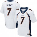 Men Nike Denver Broncos &7 John Elway New Elite White NFL Jersey