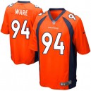 Youth Nike Denver Broncos &94 DeMarcus Ware Elite Orange Team Color NFL Jersey