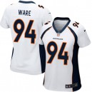 Women Nike Denver Broncos &94 DeMarcus Ware Elite White NFL Jersey