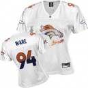 Women Nike Denver Broncos &94 DeMarcus Ware Elite White Fem Fan NFL Jersey