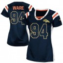 Women Nike Denver Broncos &94 DeMarcus Ware Elite Navy Blue Draft Him Shimmer NFL Jersey
