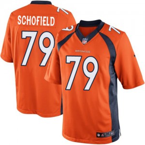 Jeunesse Nike Denver Broncos # 79 Michael Schofield élite Orange équipe NFL Maillot Magasin de couleur