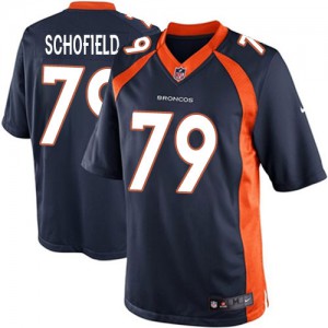 Jeunesse Nike Denver Broncos # 79 Michael Schofield élite Navy bleu alternent NFL Maillot Magasin