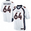 Youth Nike Denver Broncos &64 Will Montgomery Elite White NFL Jersey