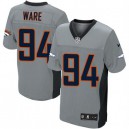 Men Nike Denver Broncos &94 DeMarcus Ware Elite Grey Shadow NFL Jersey